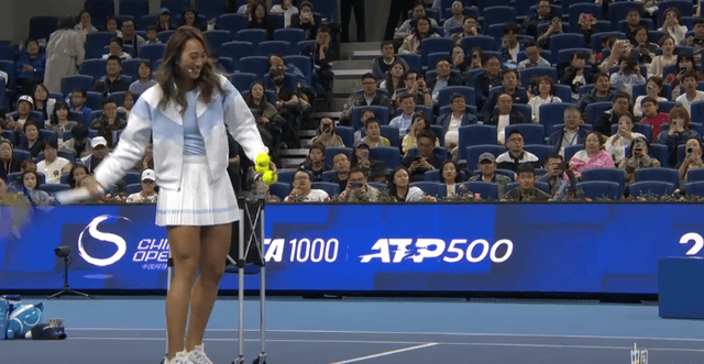 福地基因, 号种子享受, 赛场的中网